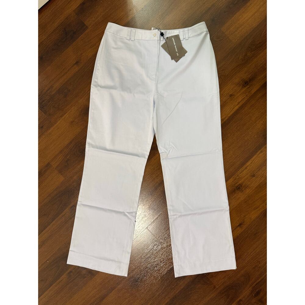 St. John Sport NWT Straight Leg Chino Pants Light Purple Sz 14 Resort Casual